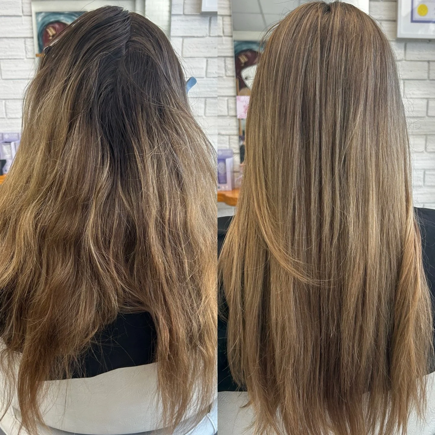 6 month regrowth to a soft natural looking bronde ☀️🌸
-
@dnaorganics #dnaorganics
#blossomorganichair #organichaircolour #bronde #beachhair