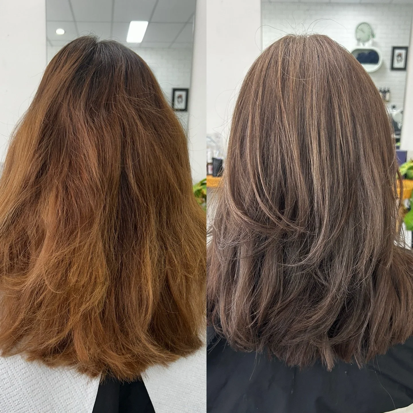 From brassy to a neutral soft colour 🤩🤎
-
@dnaorganics #dnaorganics
#blossomorganichair #softcolour #organiccolour #forstersalon