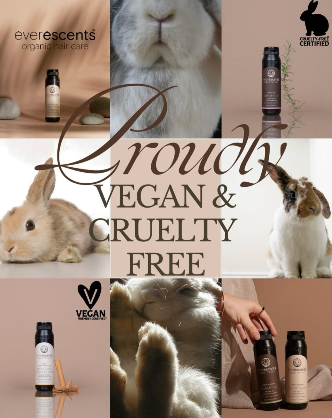 Beauty should never come at the expense of others 🐰
We are so proud to stock cruelty free and vegan products in salon 🤎
everescents_organic_haircare #veganfriendly #crueltyfree