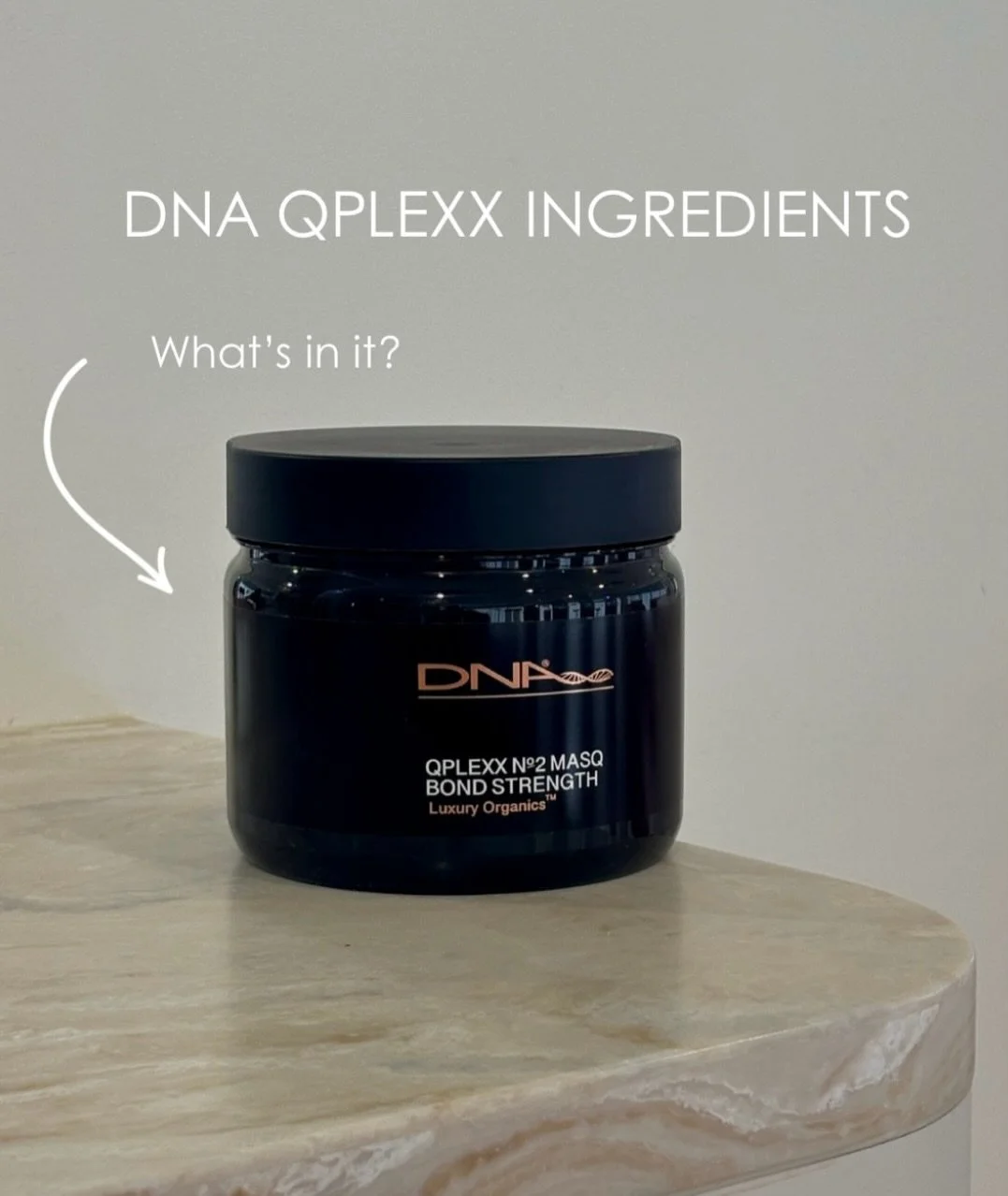Hair needing some nourishment and strengthening? 
Our Qplexx treatment is a perfect way to help restore damaged hair 🤍
You can book this as a stand alone treatment or after a colour service ✨
#dnaorganics @dnaorganics #organichairtreatment #qplexx #