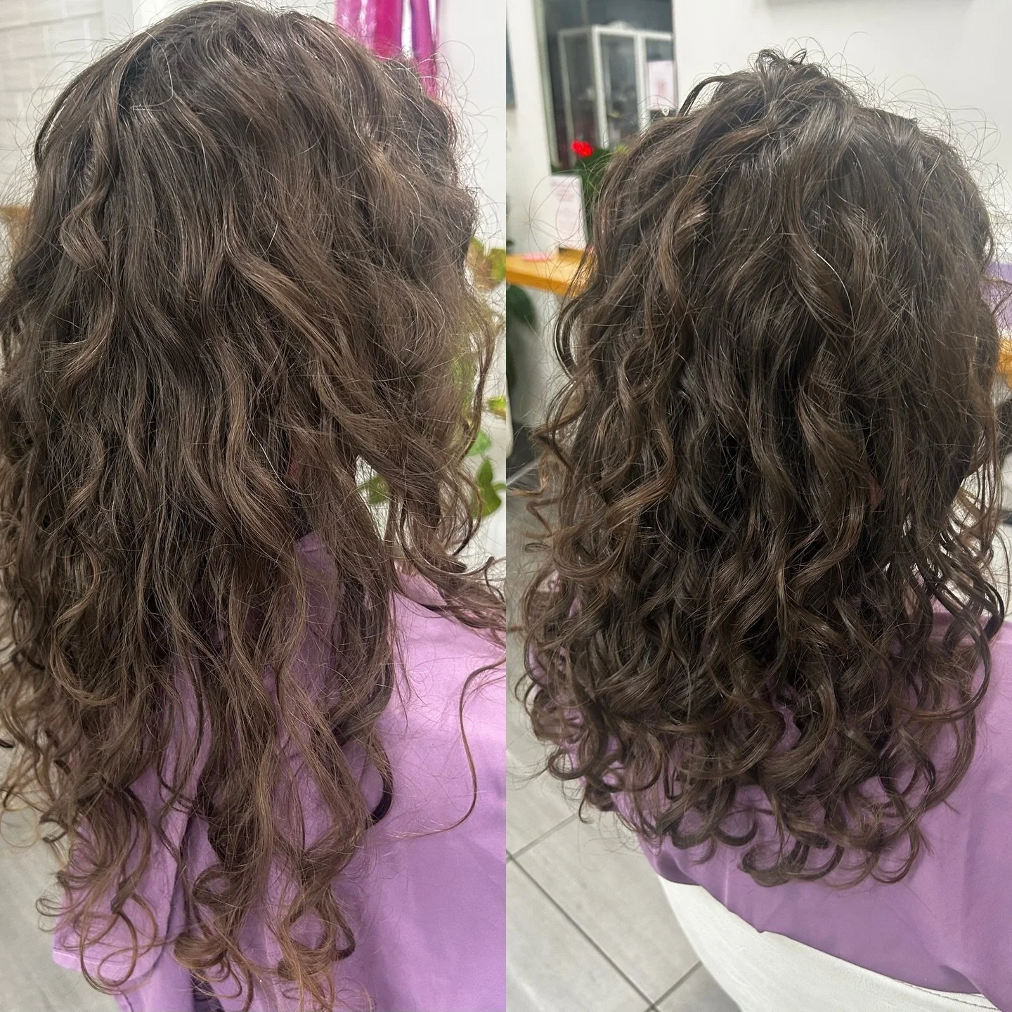 From grown out, flat curls to hydrated and bouncy curls 🤩💜
@clever_curl #clevercurl 
#curlyhairspecialist #hydratedcurlyhair #curlyhaircut #organicsalon