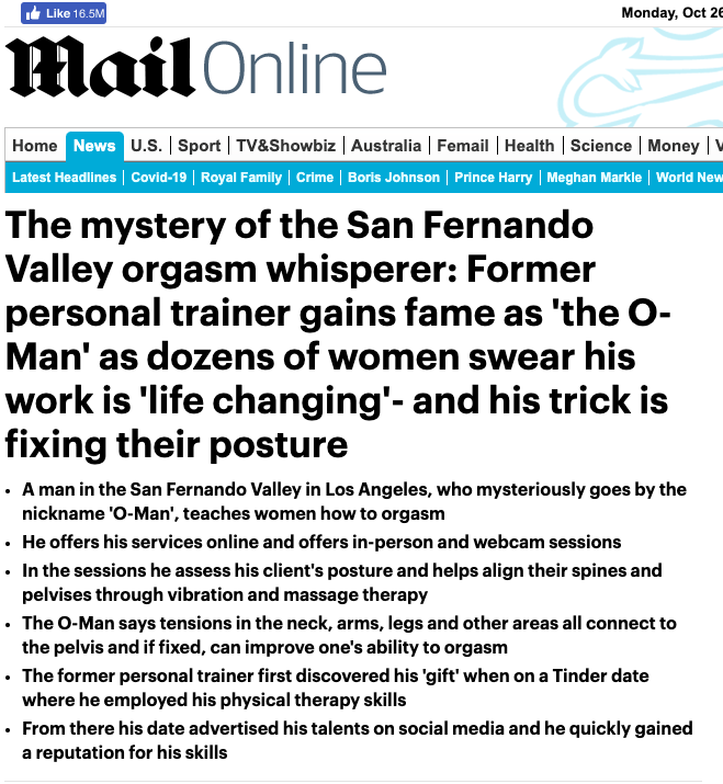 Daily Mail Online June 2020