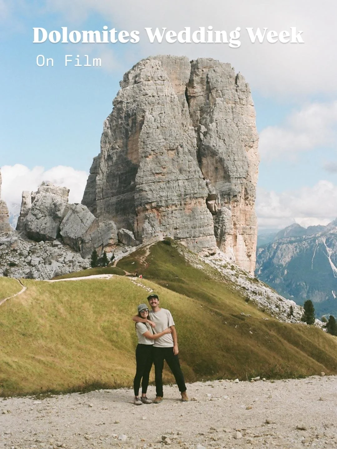 Our Dolomites wedding on film! 🎞️ 

Thanks to our lovely friends, @beccadoby and @cngilbert13 , we have a ton of amazing photos from our wedding week taken on film (well, some of these are technically from Becca&rsquo;s @fujifilmx_us x100v).

Here a