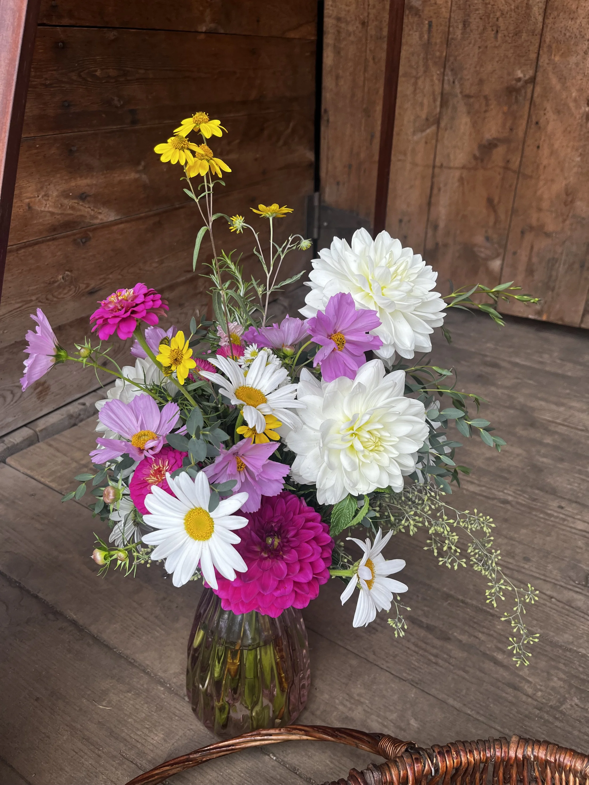 for Leslie &amp; Nick - 100% Colorado-grown flowers (&amp; euc by request)