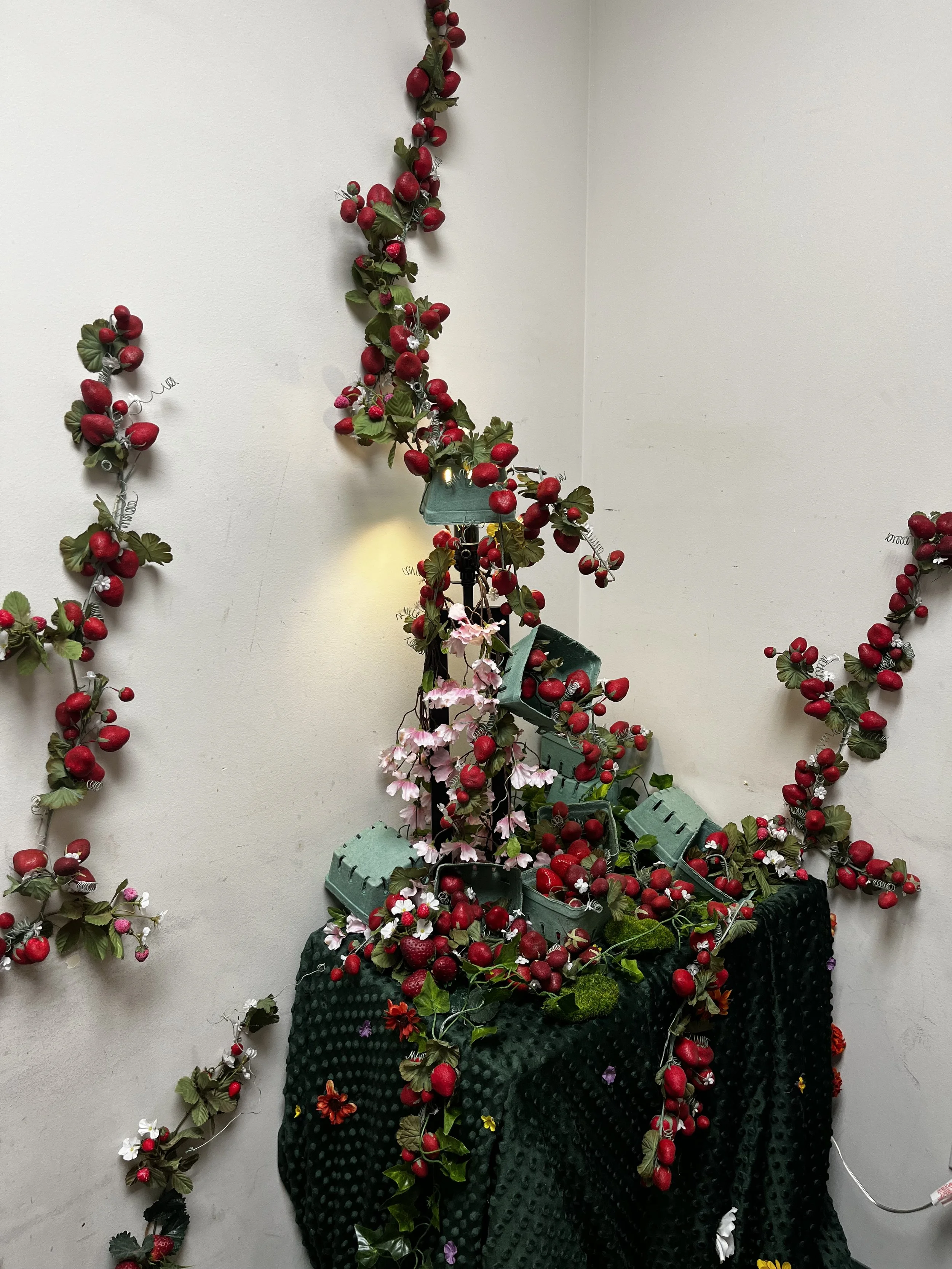 strawberry sensory room for Japanese Arts Network's Inheritance Kitchen