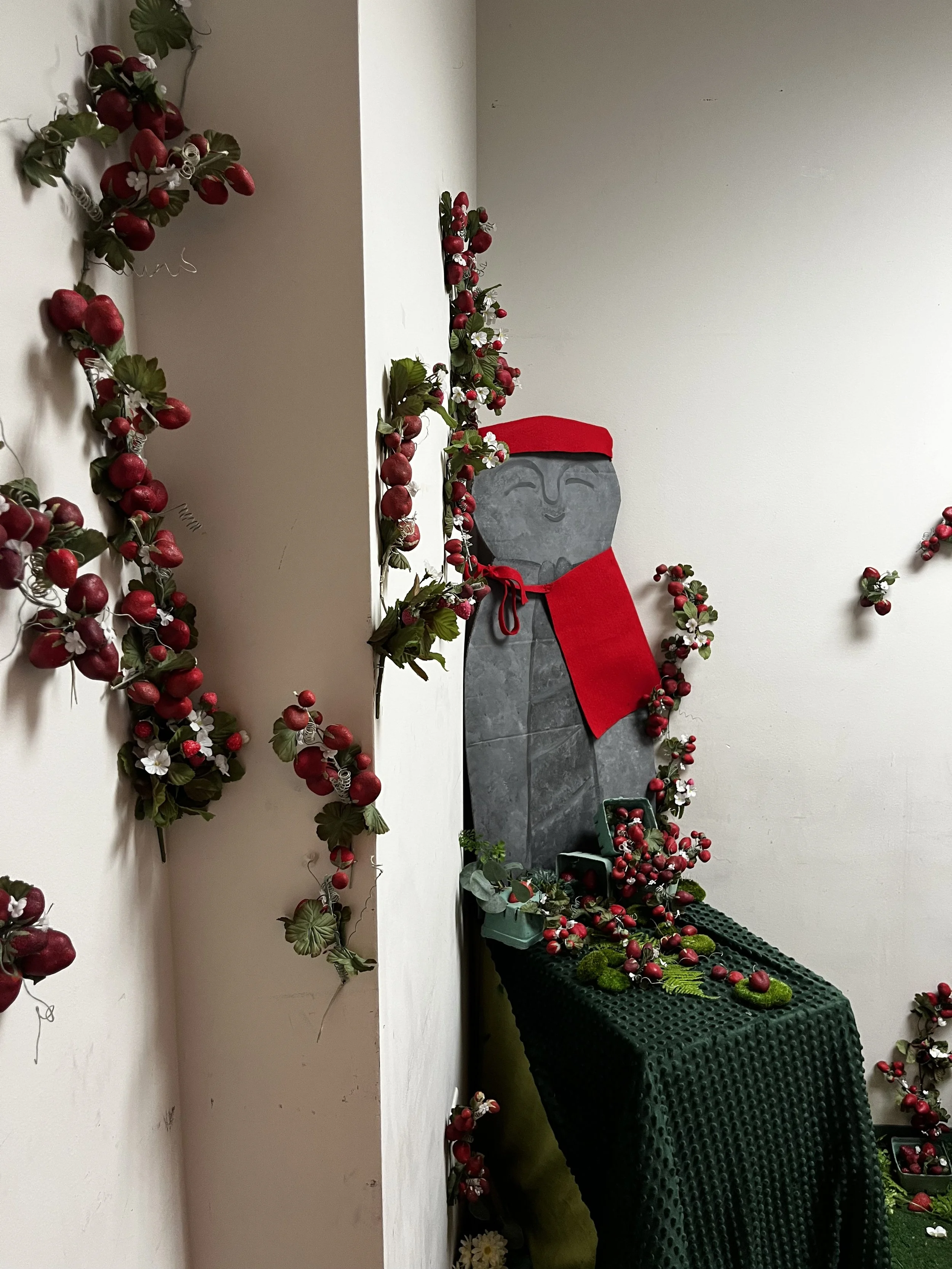 strawberry sensory room for Japanese Arts Network's Inheritance Kitchen