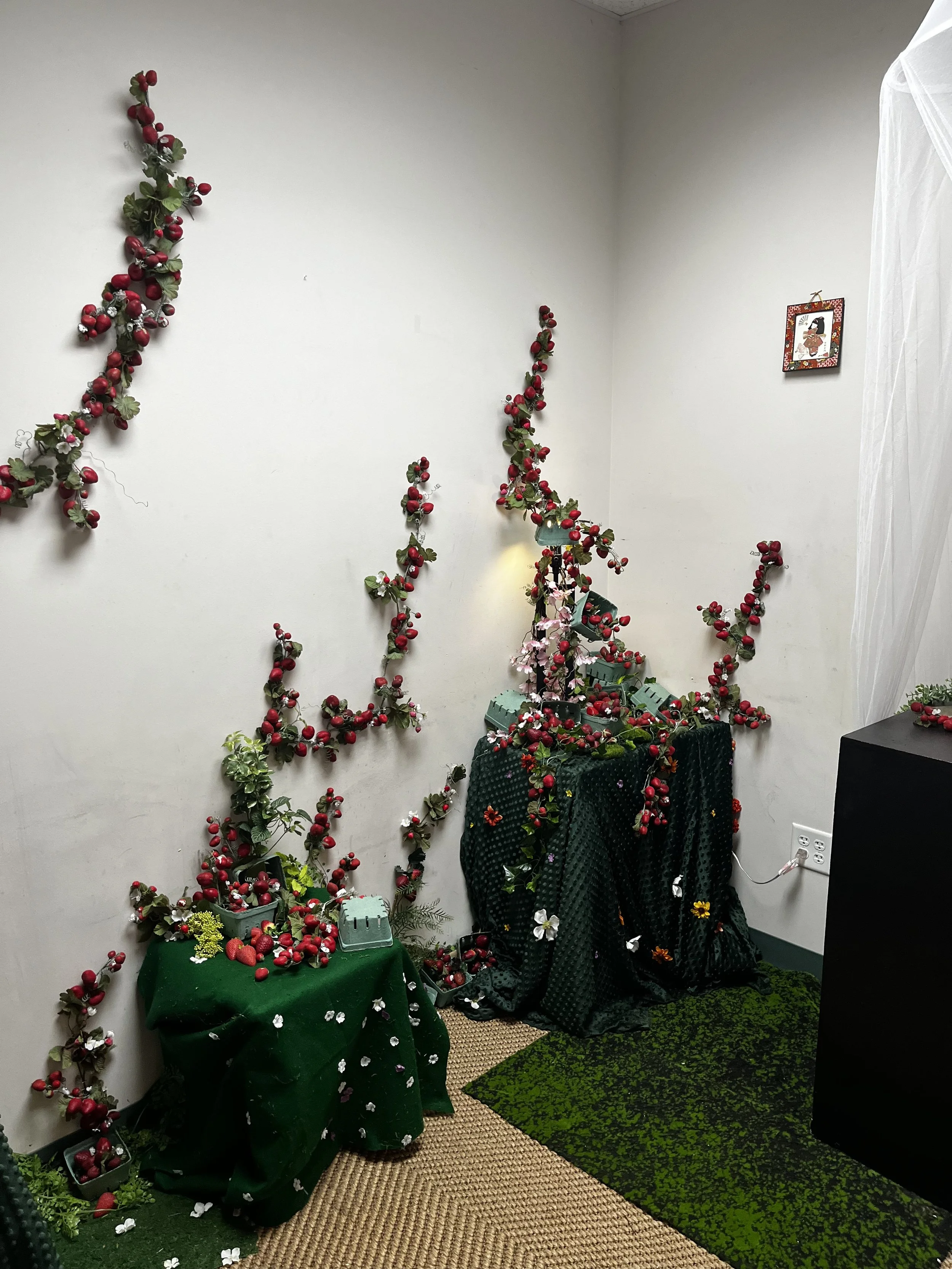 strawberry sensory room for Japanese Arts Network's Inheritance Kitchen