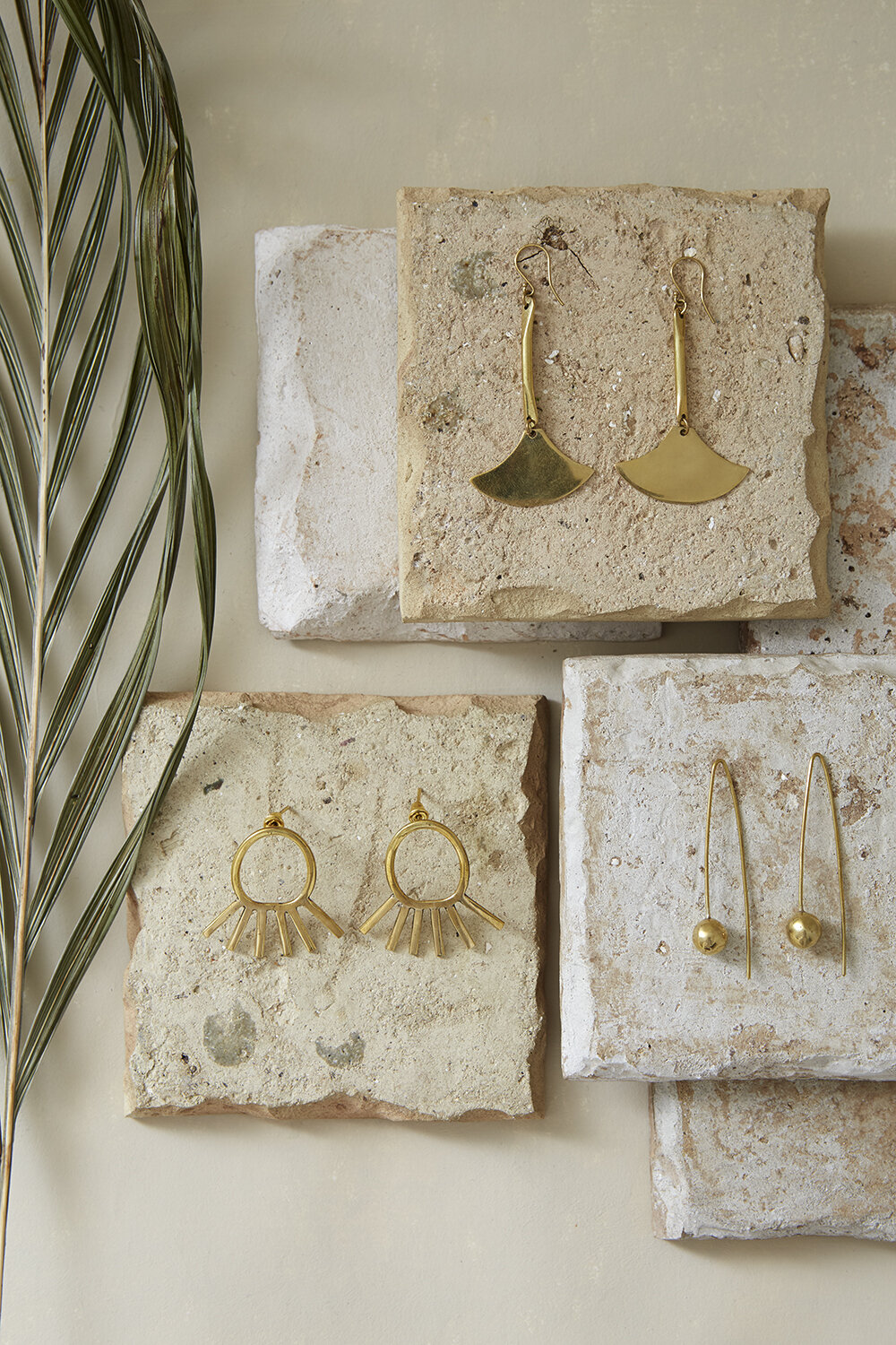  Kenyan artisans work extensively with brass, which is the material of choice for this line. 