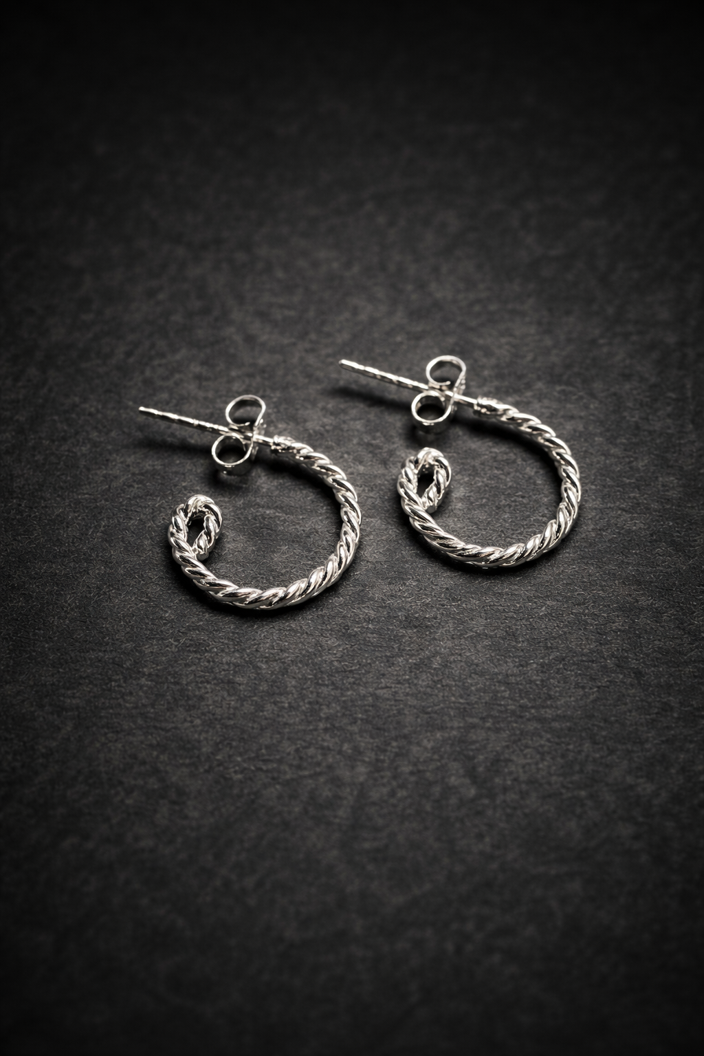 Sterling Silver Hoop Earrings – Smooth or Twisted Hoops for Mix & Match Dangles