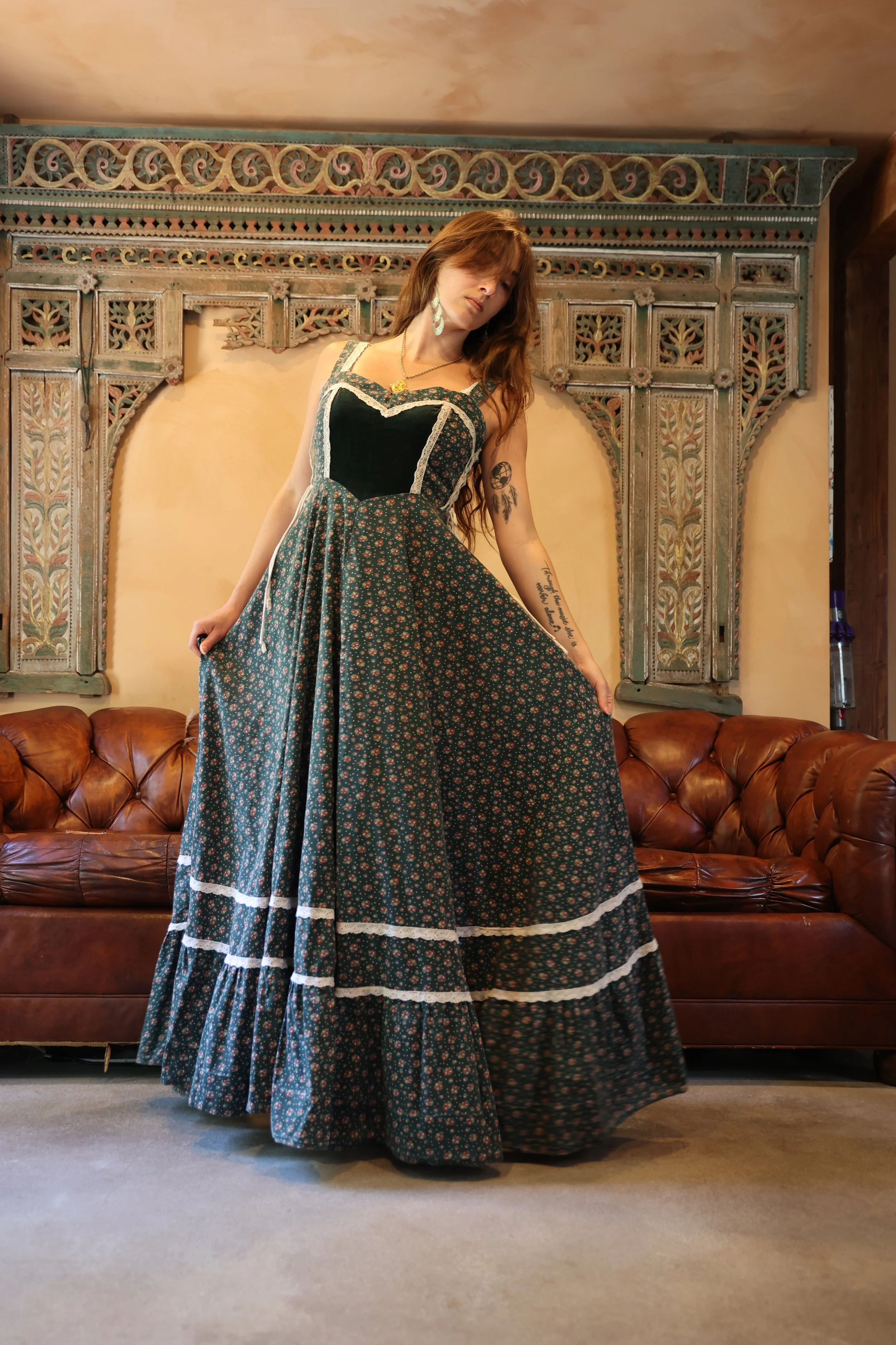 🕊️RESERVED GUNNE SAX Green Dreamie Maxi Size 11