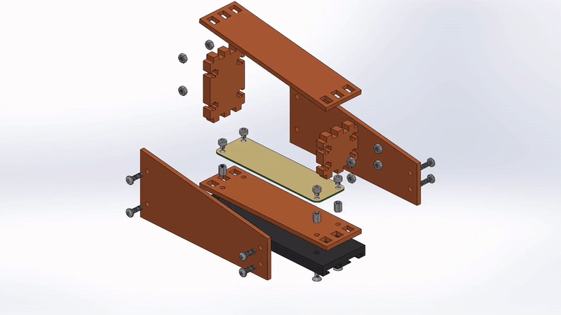 An assembly animation of the prototype Polymath module