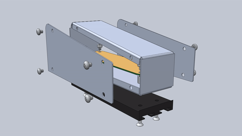 An assembly animation for the sheet metal prototype