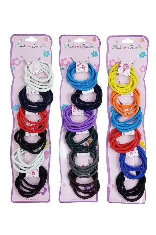 Ponytail Holder Set 24 Pcs