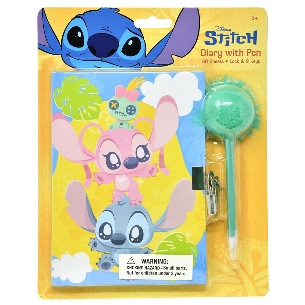 Stitch Kawaii Diary with Pom Pen
