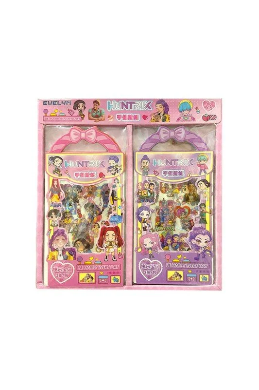 K-pop Demon Hunters 3 Sheet Sticker Set