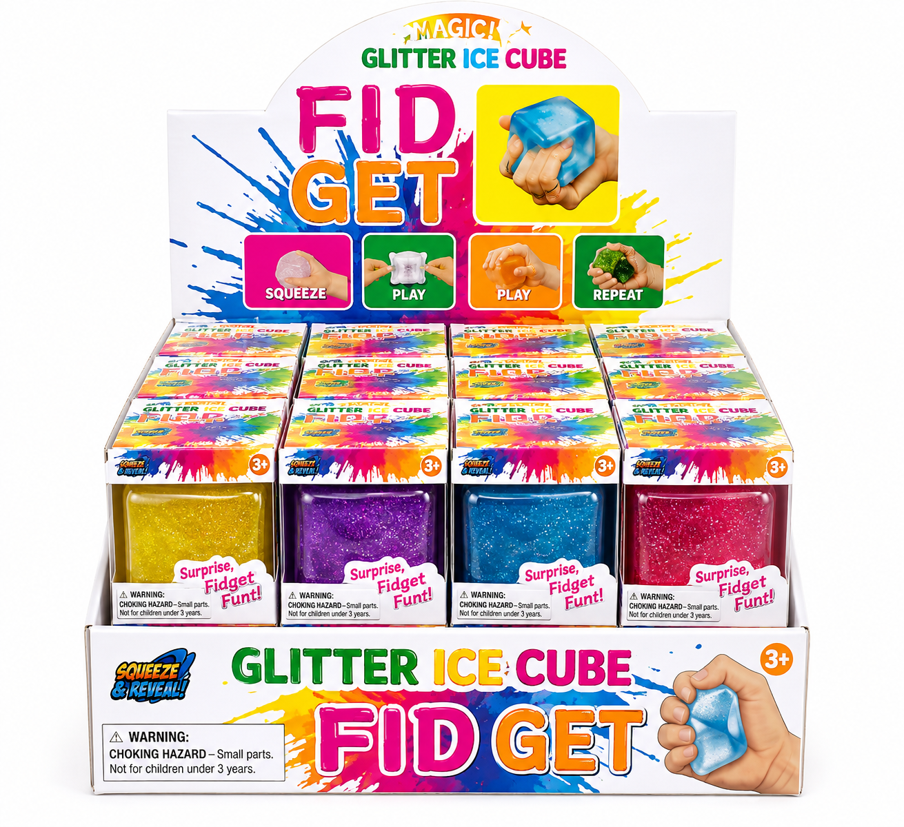 Glitter Cube Squish