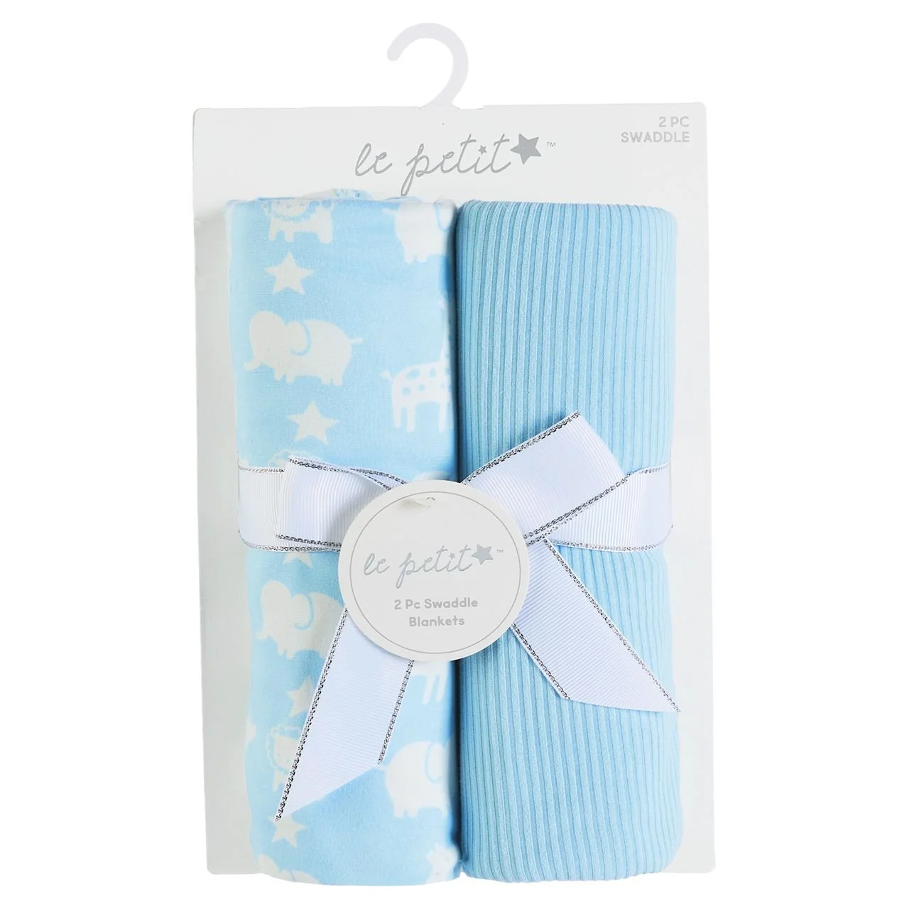 Le Petit 2-Piece Blue Blanket Set