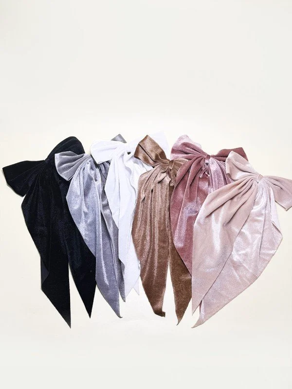 Velvet Hair Barettes