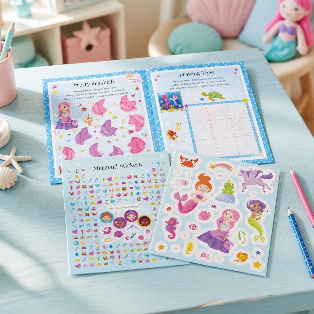 3 Books & 1000 Stickers
