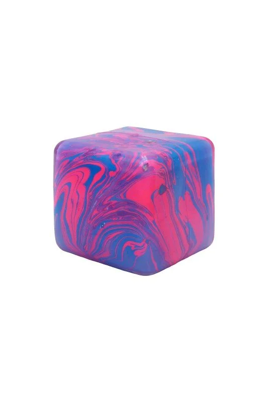 Marbled Cube Putty Filled Squishy