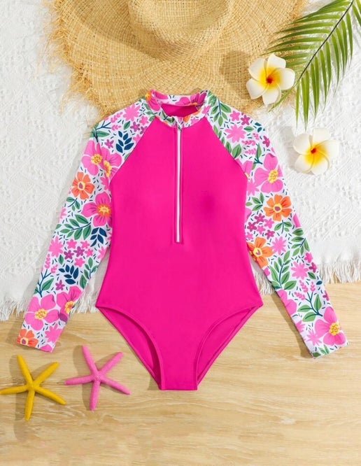 Tweens Patchwork Swimsuit