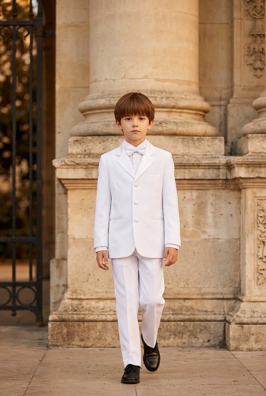 Holy Communion Boys Bow Tie Tuxedo Size 7