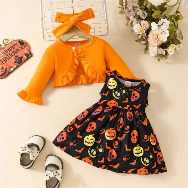 Two Piece Halloween Dress 12M