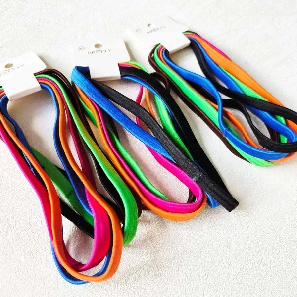 Vibrant Colored Hairbands Multipack
