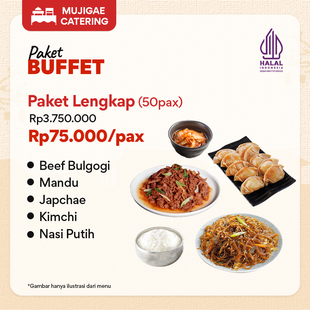 Paket Lengkap - Rp. 75.000 / Pax