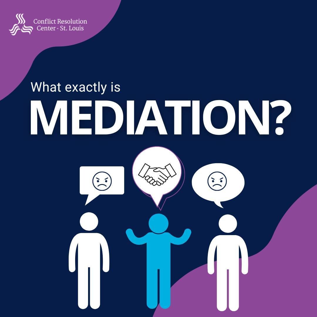 You've heard of mediation but do you know exactly what it is? Mediation helps people reach agreements, rebuild relationships, and find permanent solutions to their disputes. Mediation is a process that lets people speak for themselves and make their 