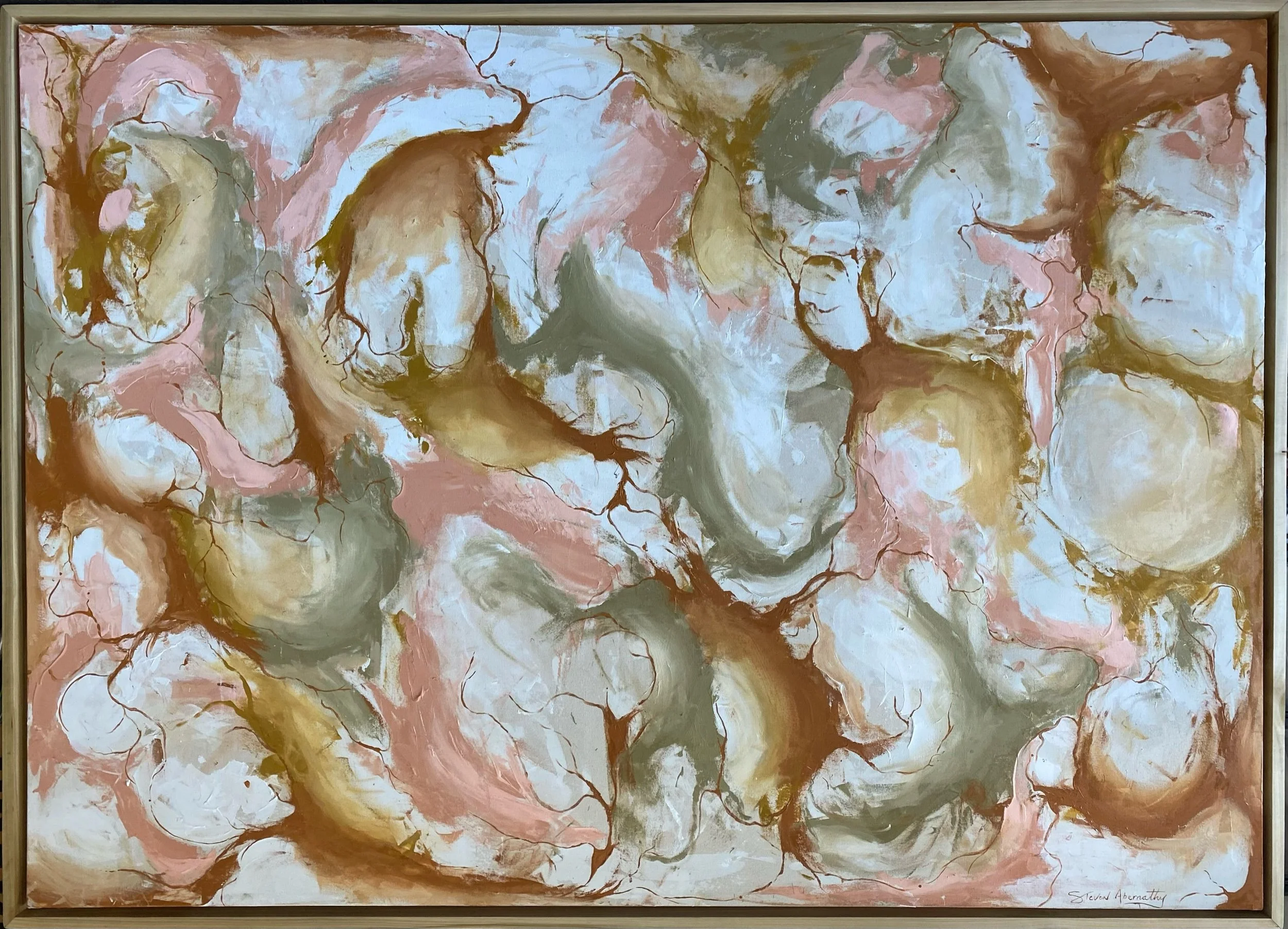 Synapse,     60 x 84,     Oil On Canvas 