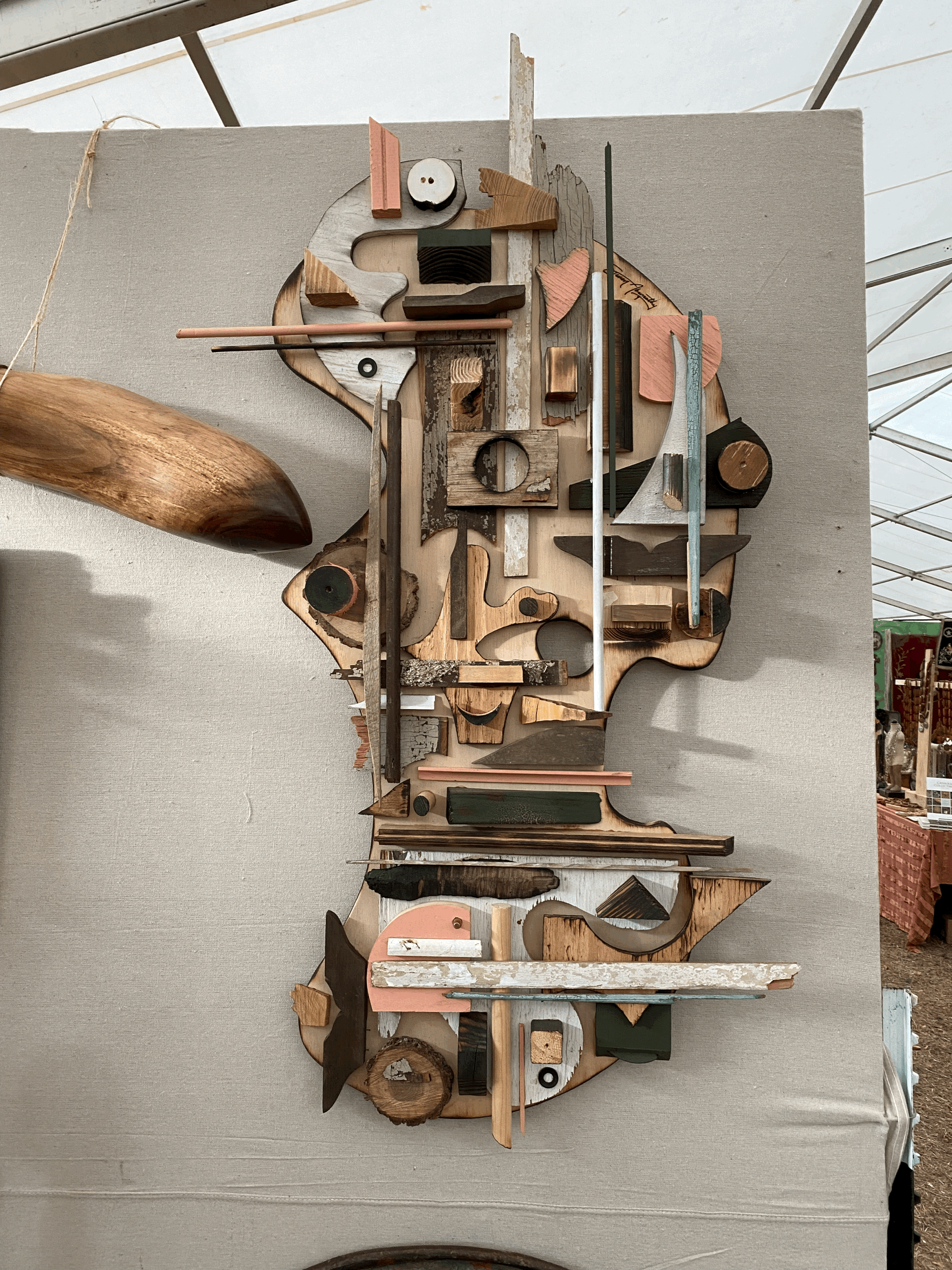 "Palette of an Abstract Mind", 52 x 28