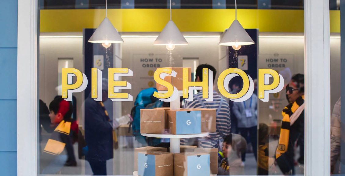 Google Home Mini Australia Pie Shop
