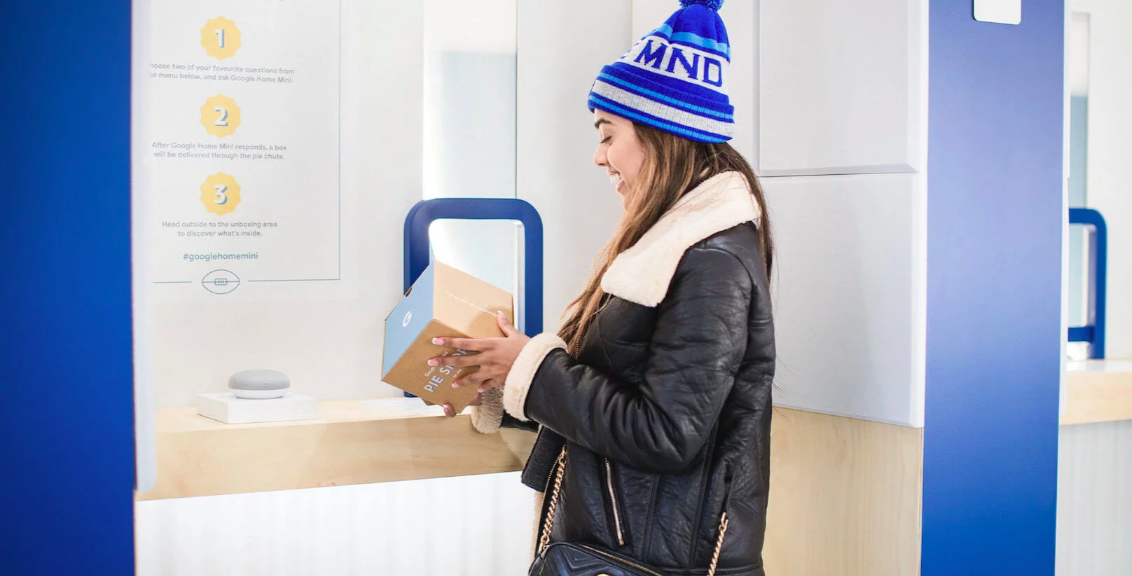 Google Home Mini Australia Pie Shop