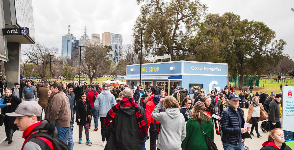 Google Home Mini Australia Pie Shop