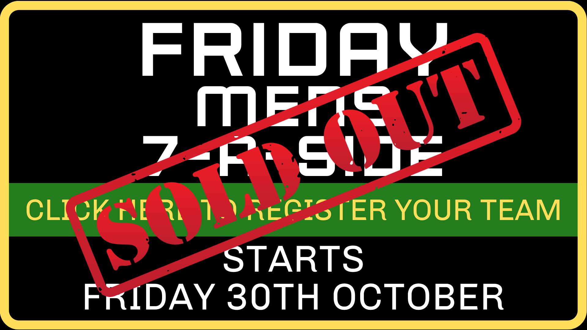 Friday men's 7-a-side soccer league Tuggerah - full