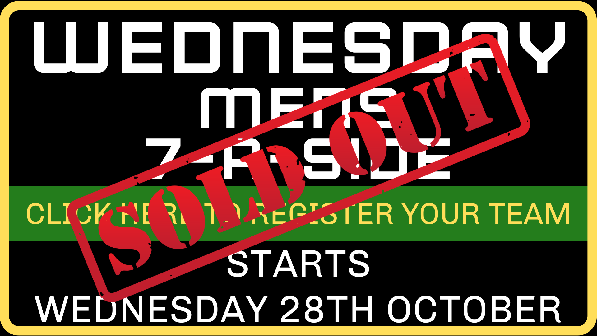 Wednesday men's 7-a-side soccer league Tuggerah - full