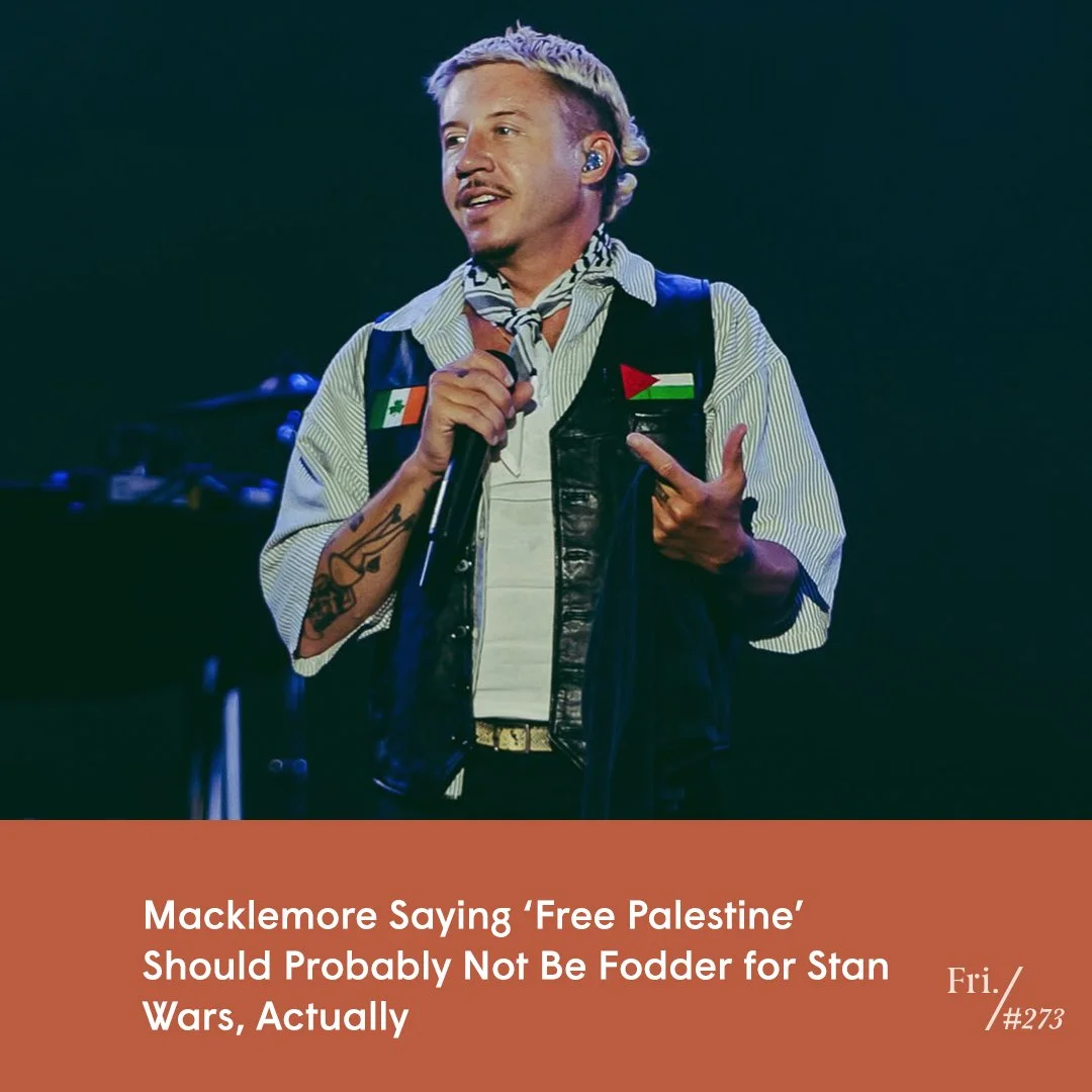 Your Favourite Rapper Has Nothing to Say About Palestine, But Macklemore Does?!