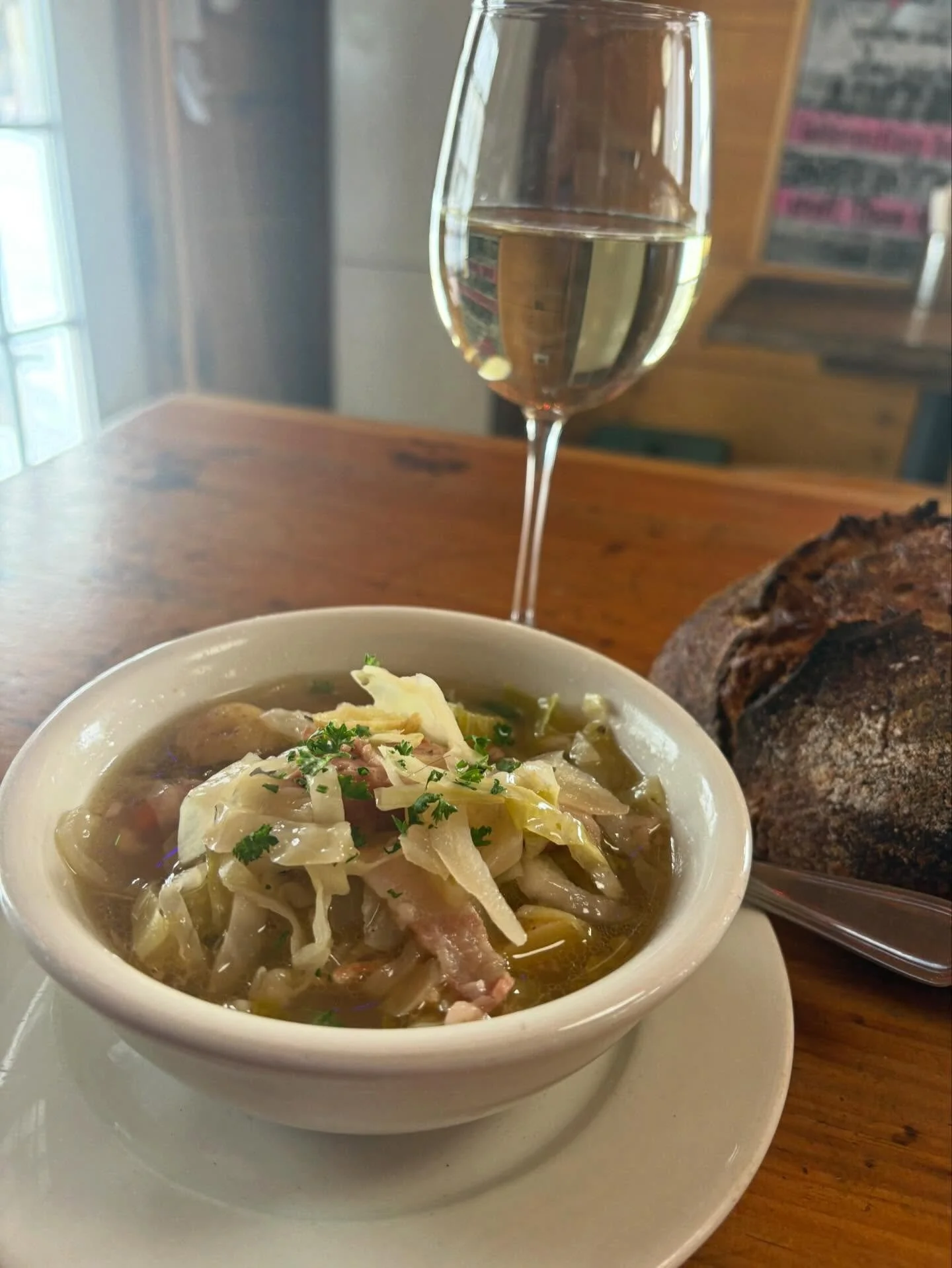 Alsatian Onion Soup all day