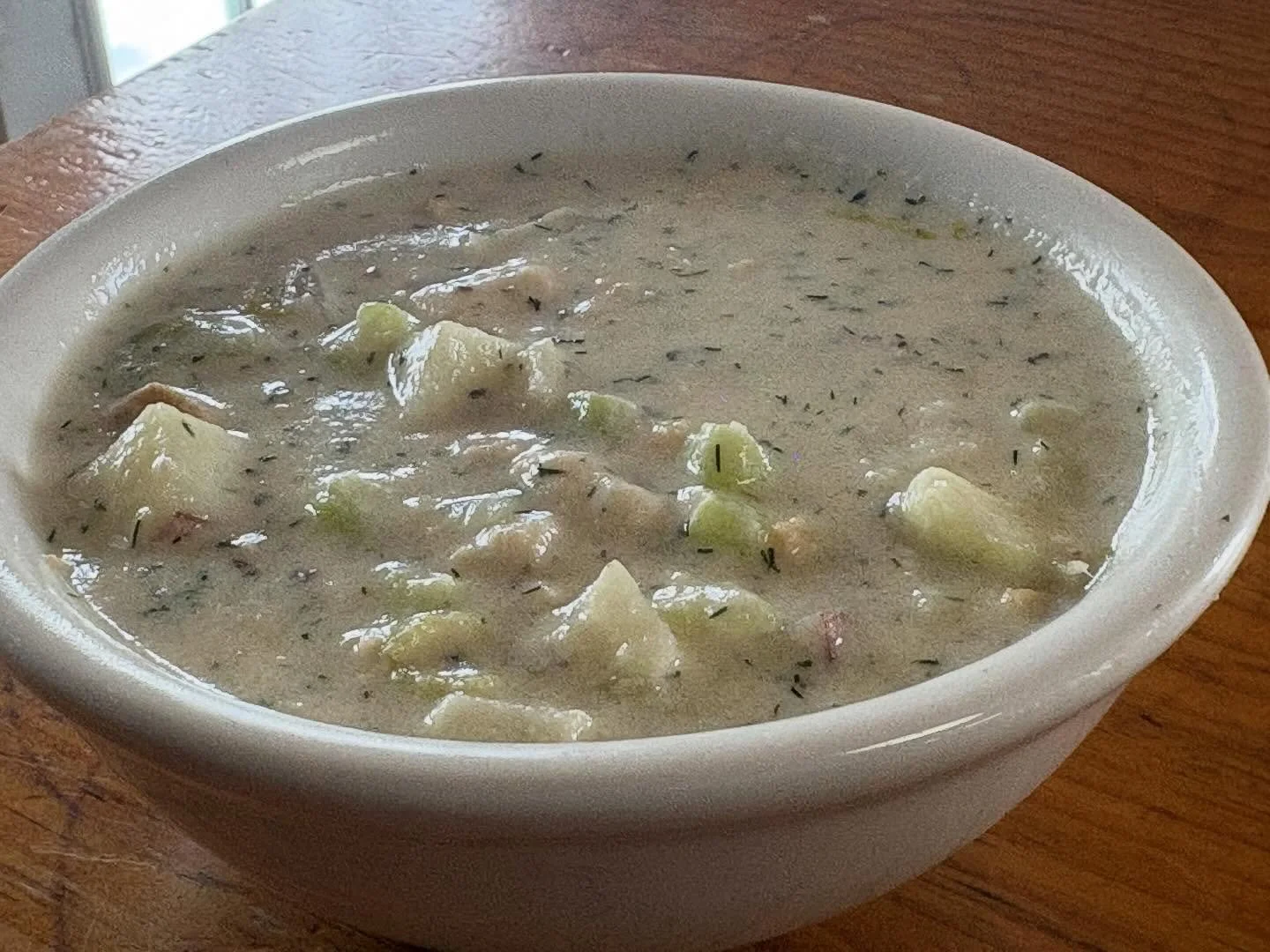 New England Clam Chowder today