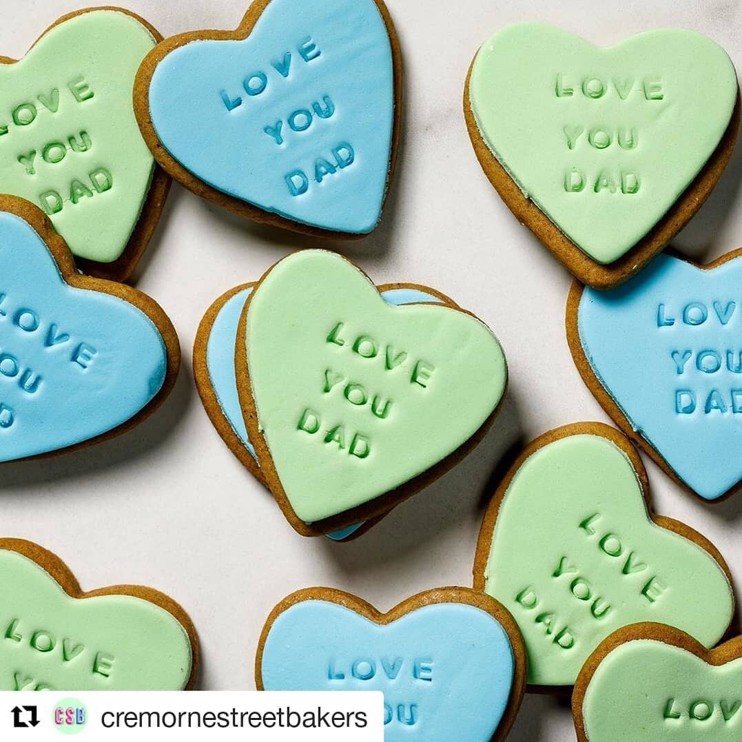 Getting ready for father's Day! Show dad how much you love him with some &quot;I love you&quot; spiced gingerbread cookies! 
💚💙💚💙
📸 Via @cremornestreetbakers
.
.
.
.
.
.
.
.
.
.
.
#fathersday #cookies #felixculpacoffee #resevoir #foodaholic #spe