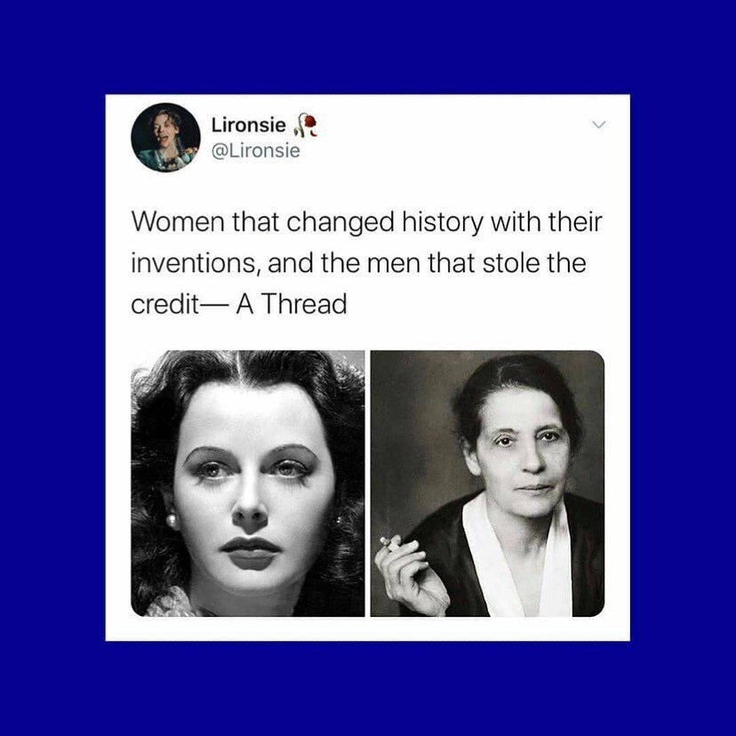 Repost from @the_female_lead
&bull;
Women who changed history with their inventions and the men that stole the credit 👆 
@lironsie on Twitter 

#femaleinventors 
#feminist #feminism #kindness #youmatter #worth #slay #selfworth #believe #empowerment 