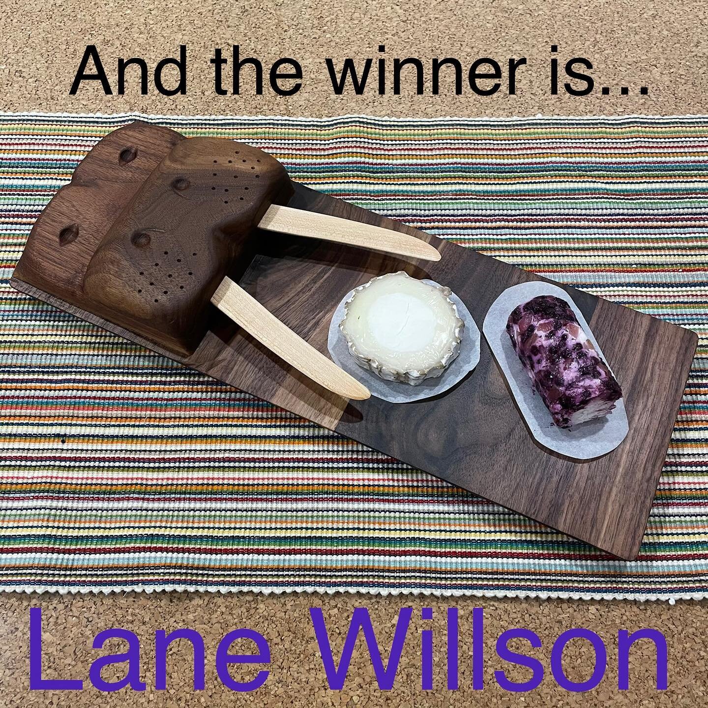 AND THE WINNER IS... Lane Willson!

Thank you so much to everyone that donated, shared, liked, and commented. We raised 451 smackaroos for @mitzvahcircle. 

I am humbled by the response to this raffle.  Let me know in the comments if you would like m