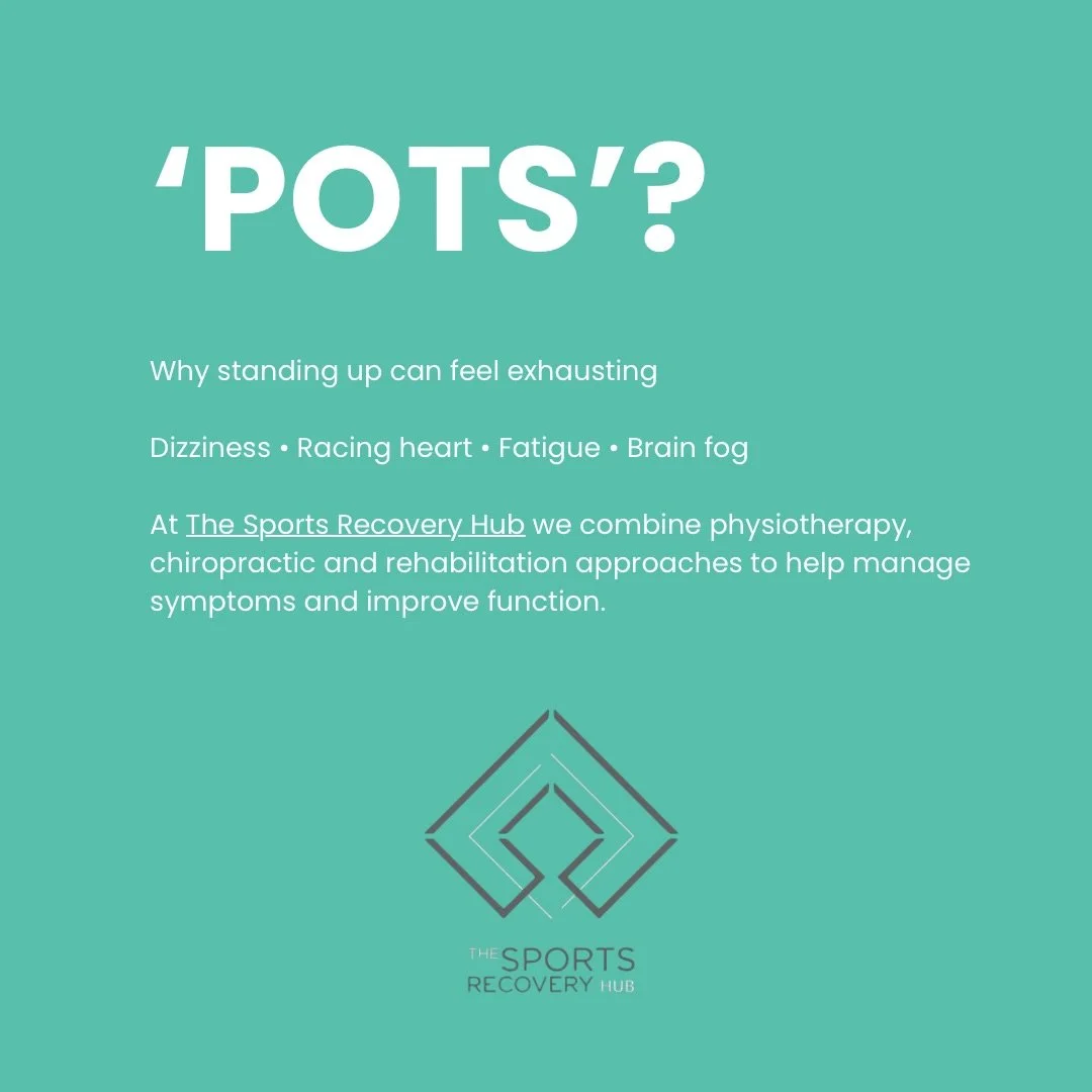 POTS is more than just feeling dizzy.

For many people, it can impact energy, exercise tolerance, concentration, recovery and day-to-day life.

At The Sports Recovery Hub, our vestibular-trained physiotherapists and Carrick Institute/FNOR-trained chi