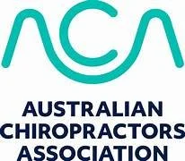 Logo of the Australian Chiropractors Association with stylized 'ACA' and the organization's name beneath.