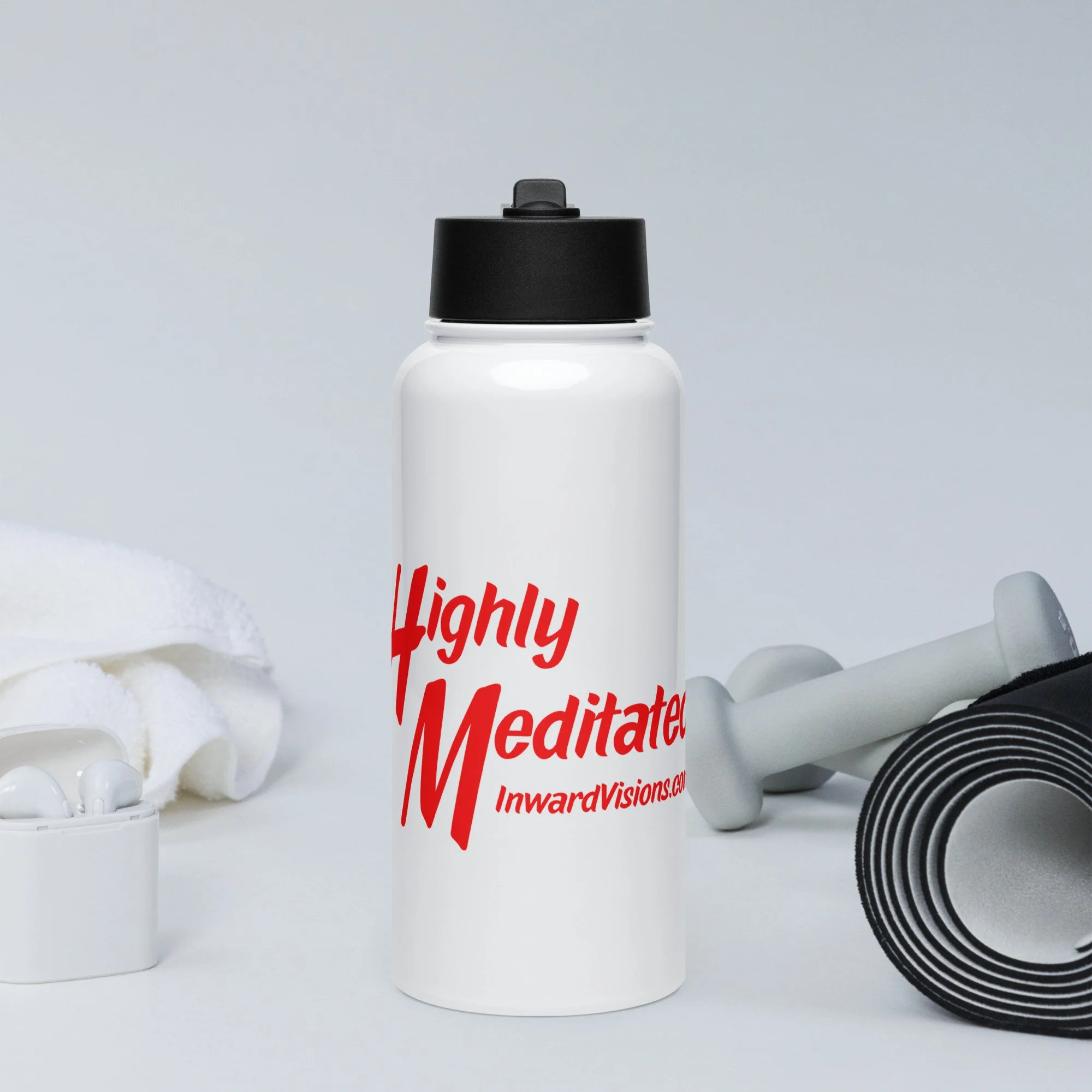 Highly Meditated Stainless Steel Water Bottle