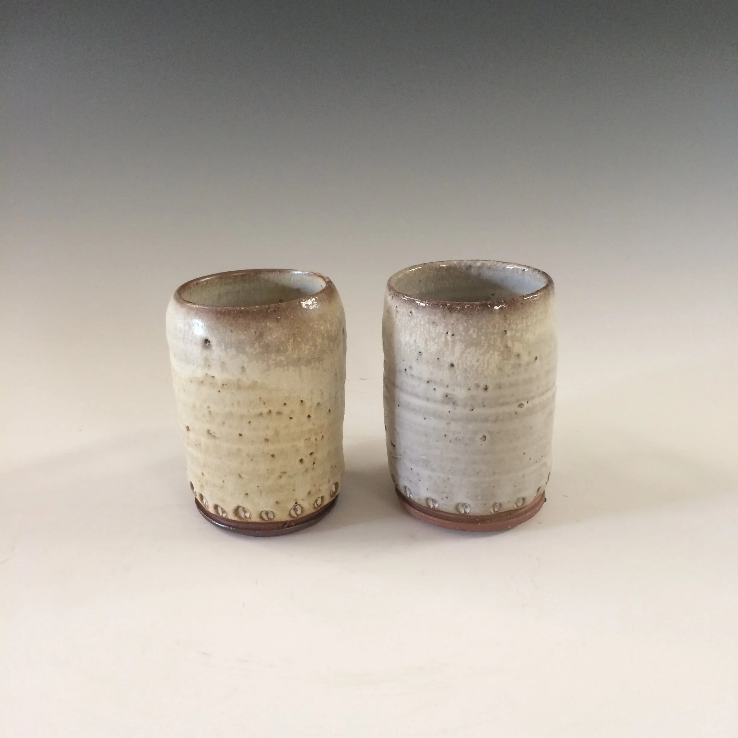 Barrel mug - white glaze