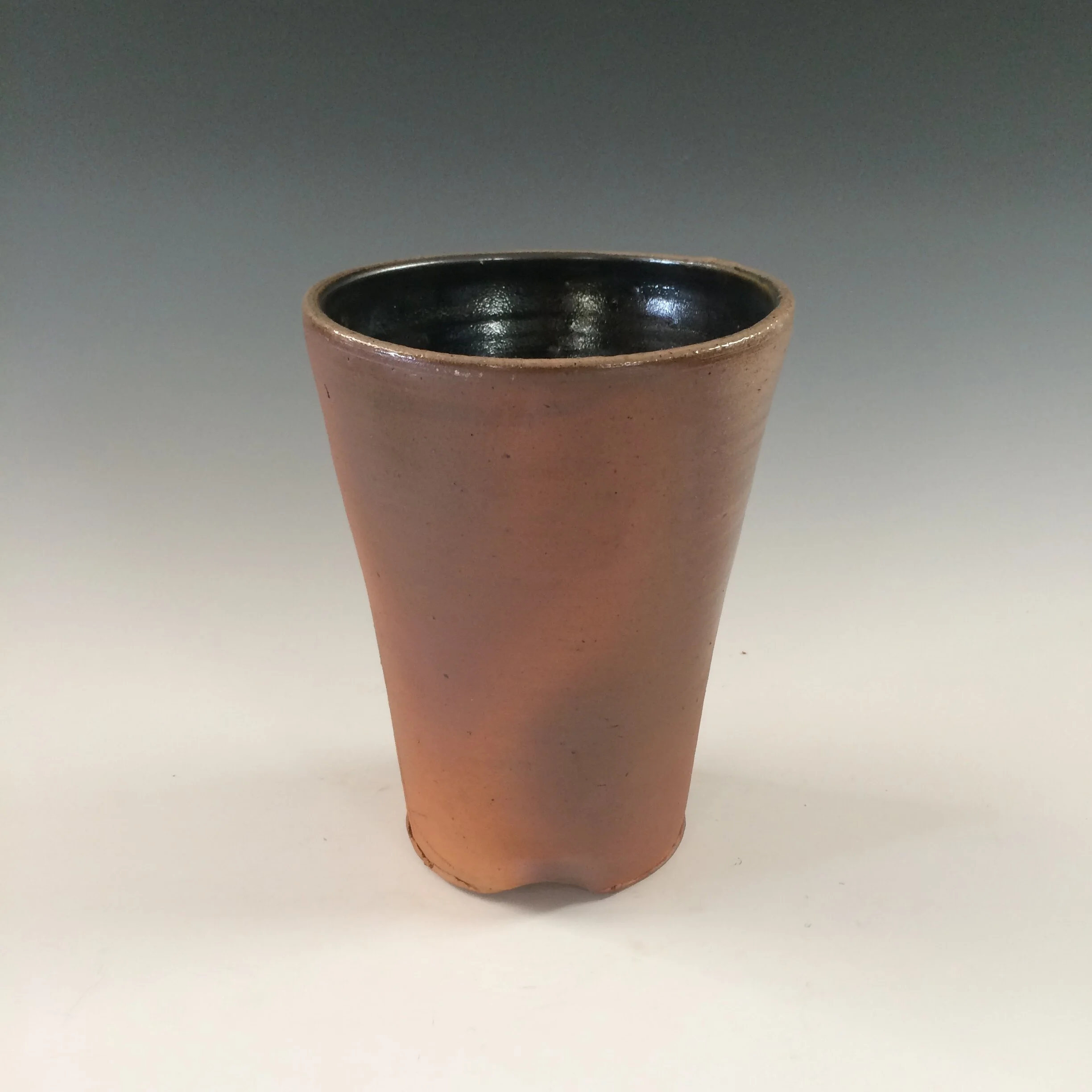 Flared vase - dented base