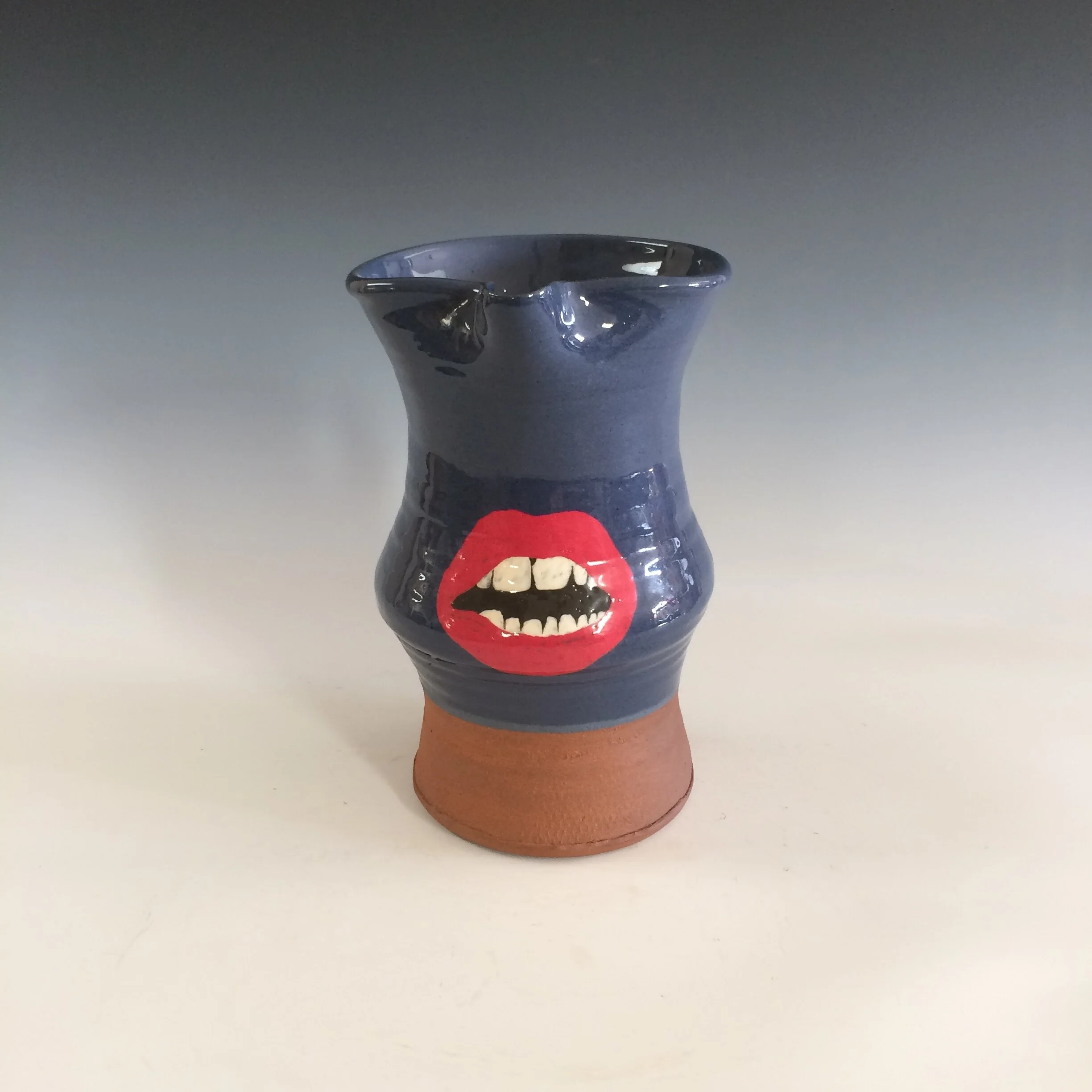 Large mouth jug - blue