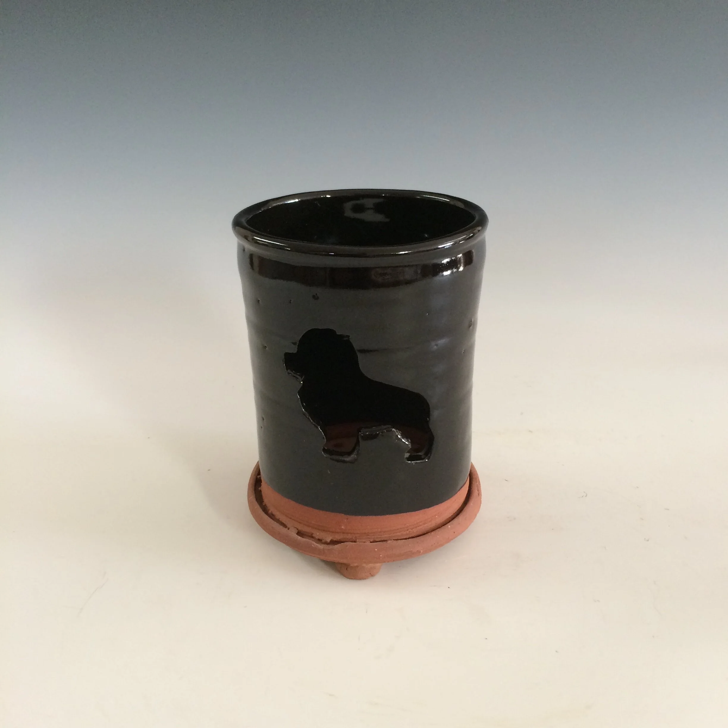 Lion cutlery drainer